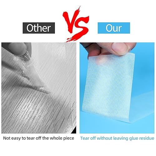 Miniatura 5 de Cinta de doble cara resistente de 1.8 pulgadas x 164 pies, fuerte adhesivo de pared con malla de fibra de vidrio, cinta transparente resistente