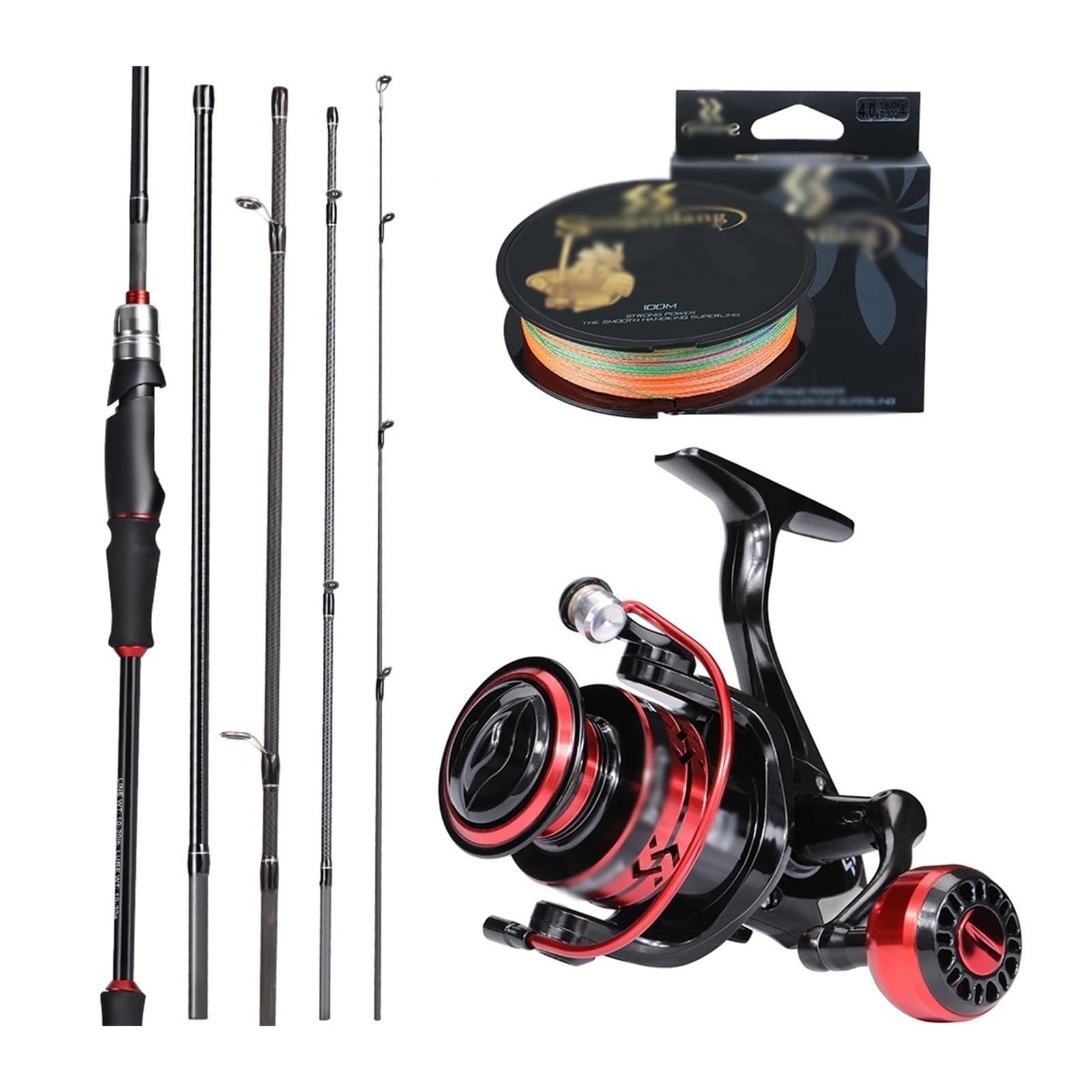 Best Bass Fishing Spinning Rods – JOYNOW Panfish Rod Spinning Fishing Reel and Rod Set 1.8m 2.1 ...