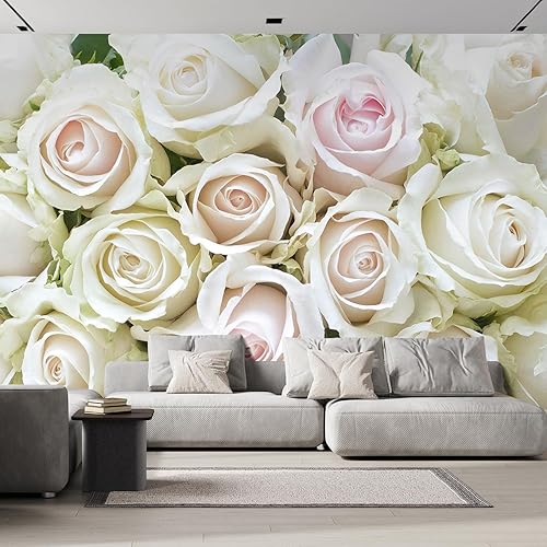 wall26 - Mural de papel pintado para pared, elegante, autoadhesivo, de gran tamaño, removible, con diseño floral de rosas