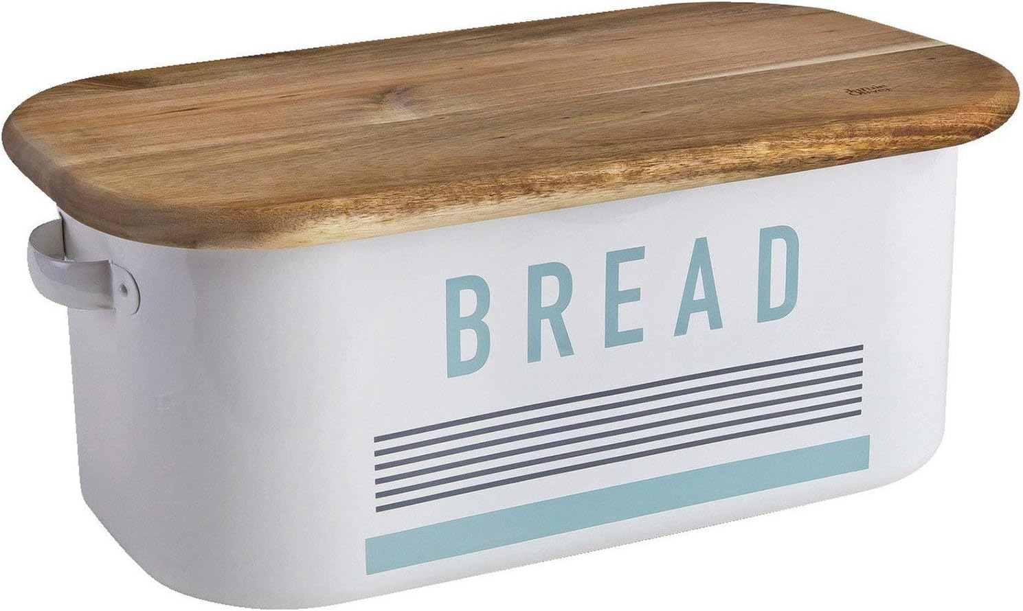 Jamie Oliver JB8901 Elegant Bread Bin, White/Brown