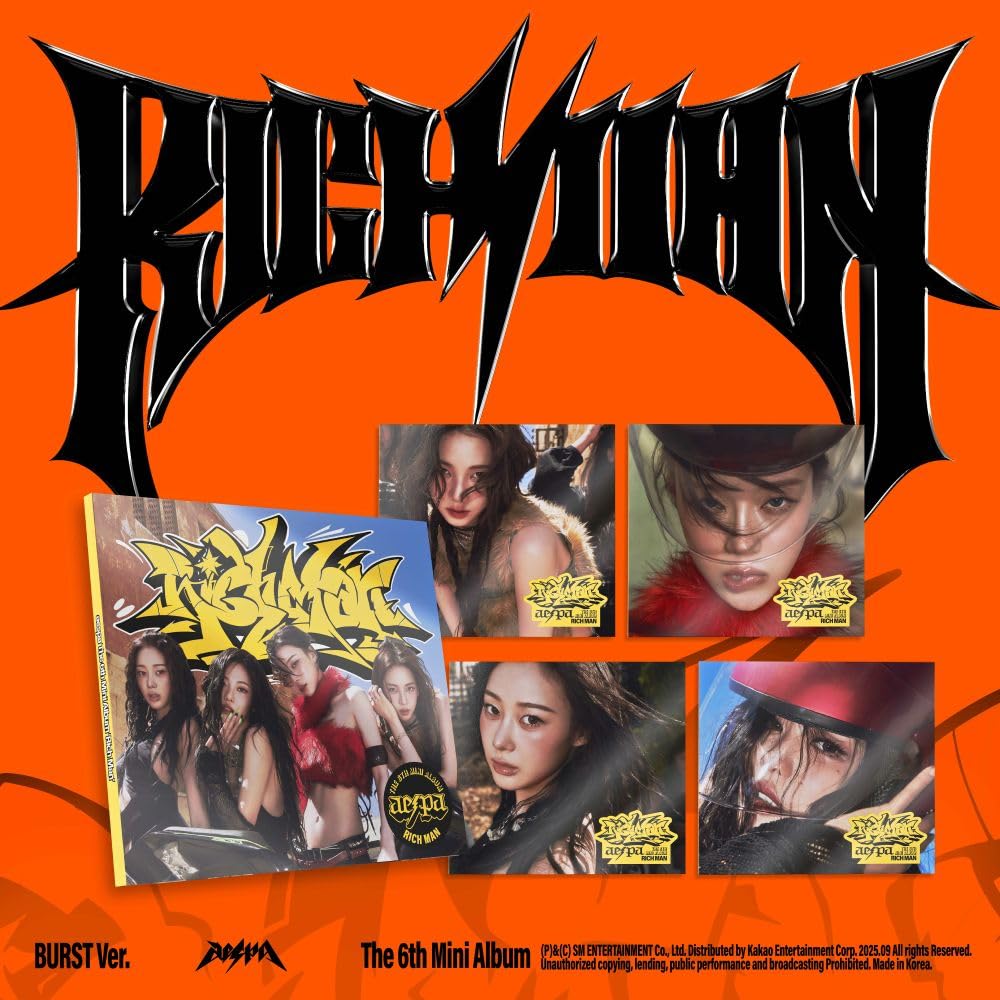 aespa richman US Barnes&Noble アメリカ カリナ Amazon.com: aespa Rich Man - The 6th Mini Album BURST Version (KARINA)