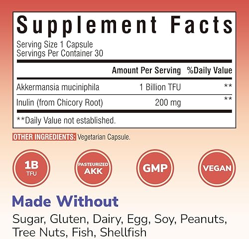 Miniatura 4 de Probióticos para mujeres 100 mil millones de UFC, 15 cepas, 30 cápsulas y probiótico Akkermansia Muciniphila 1 mil millones de TFU, 30 cápsulas