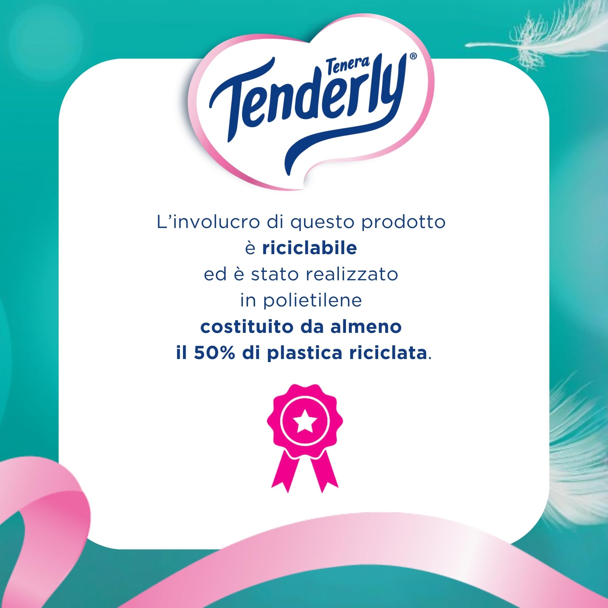 Tenderly Ultra Comfort, 56 rollos de papel higiénico puro, 3 capas, 200 tiras por rollo, delicado con la piel, dermatológicamente probado
