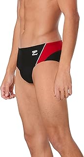 Mens Swimsuit Brief Endurance+ Splice Team Colors