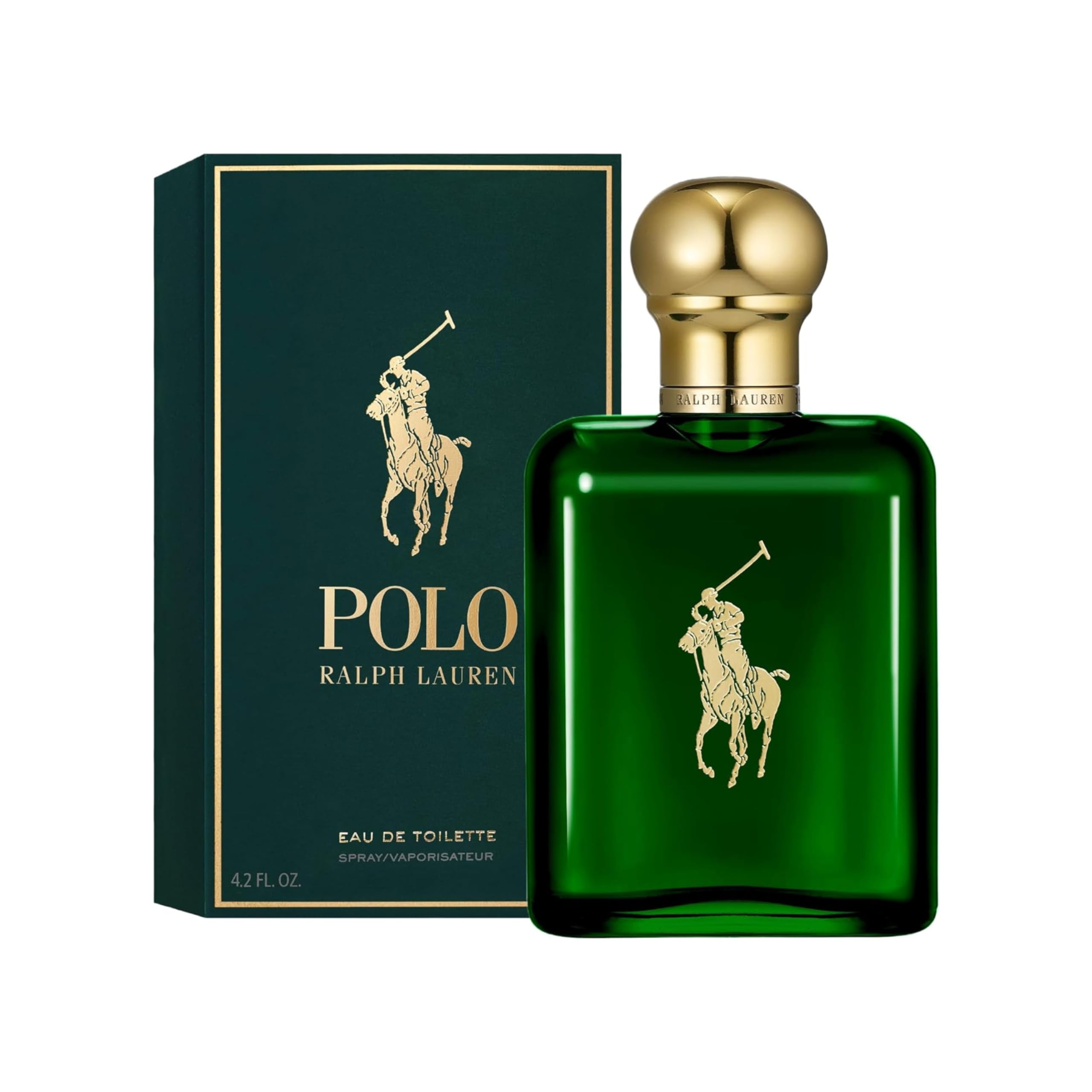 Ralph Lauren Polo Eau de Toilette für Herren, maskuliner Duft mit Pinie, Basilikum & Eichenmoos, holzig-krautige Nuancen, 200 ml