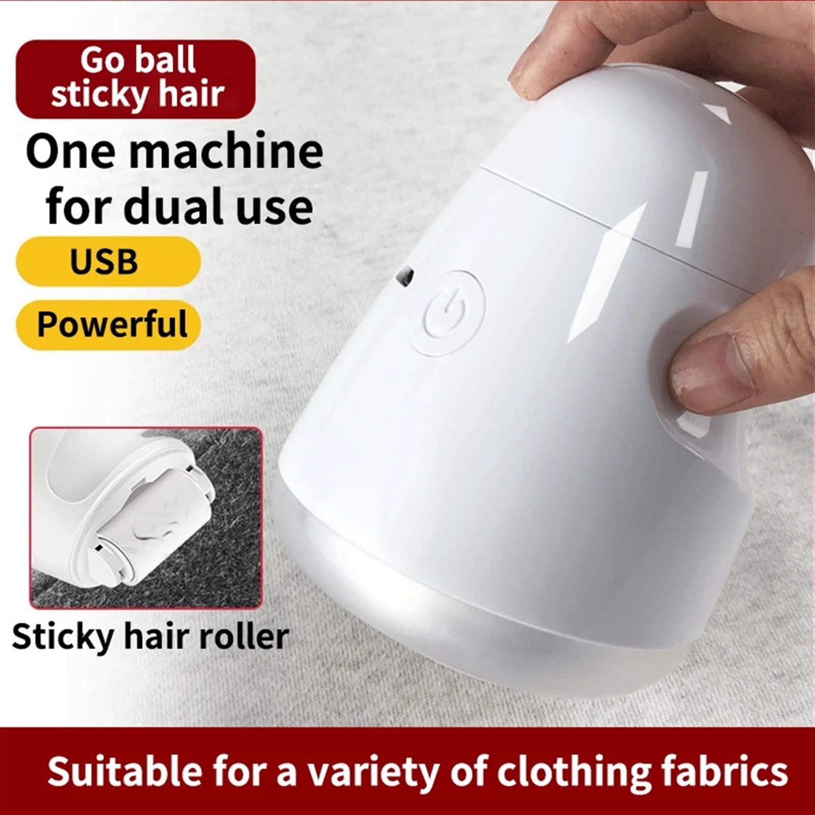 Rasoio per tessuti Trimmer per palle di capelli elettrico Rullo per capelli appiccicoso Rullo per capelli Spazzola per capelli appiccicosi Spazzola per capelli Ricaricabile USB Portatile Rimozione