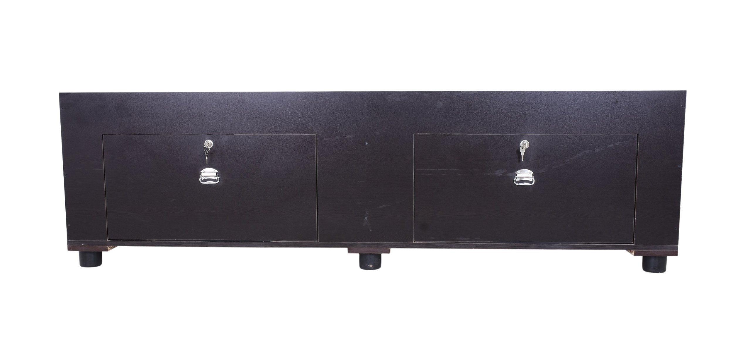 Hudson's Engineered Wooden Diwan with Bottom Storage (Black, Standard)