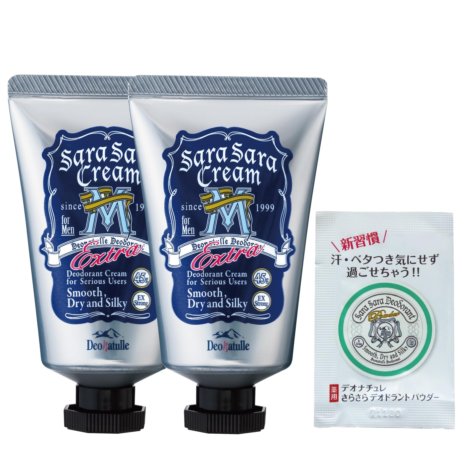 【医薬部外品】 デオナチュレ 男さらさらクリーム 男性用 ワキ用 直ヌリ 制汗剤…