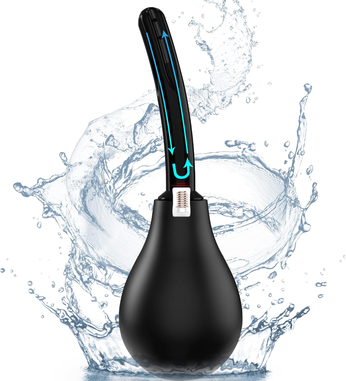 Aisitelu Anti Backflow Douche for Men Women, Enema Bulb Kit for Colon