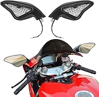 Vista 1 de TCT-MOTORPARTS Luz de señal LED para espejo retrovisor compatible con Ducati 848 EVO 2008-2013; 1098 1098S 1098R 1198 1198S 1198R 2009-2011