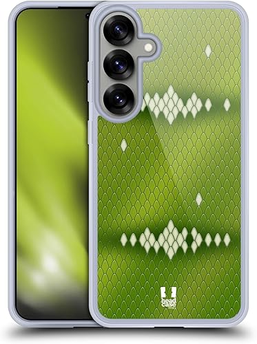 Miniatura 8 de Head Case Designs Funda de gel suave con diseño de serpiente pitón birmana compatible con Samsung Galaxy S25+ Pitón birmano,Ball Python,verde