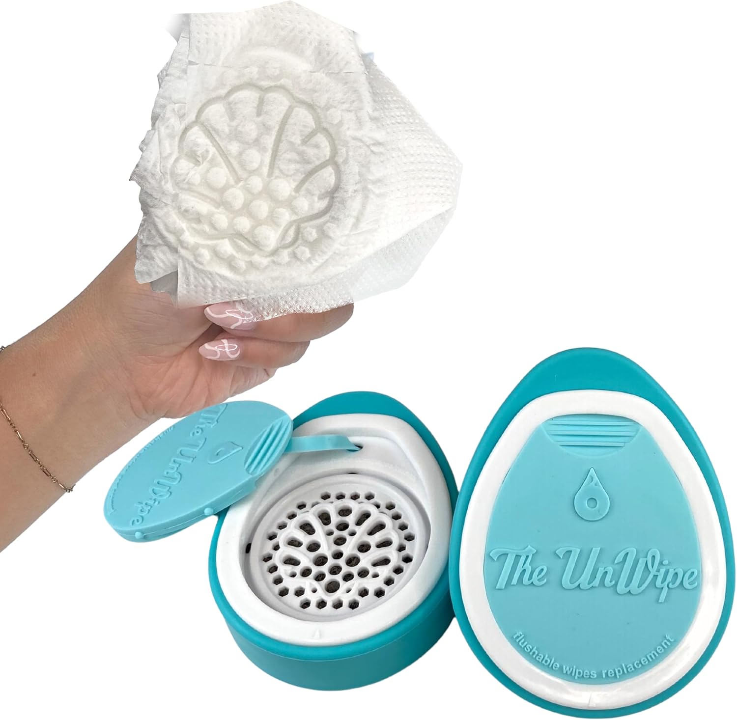 Instead of Flushable Wipes, Add Incredible Texture to Any Toilet Paper Anywhere, Clean Better, Flush Safely