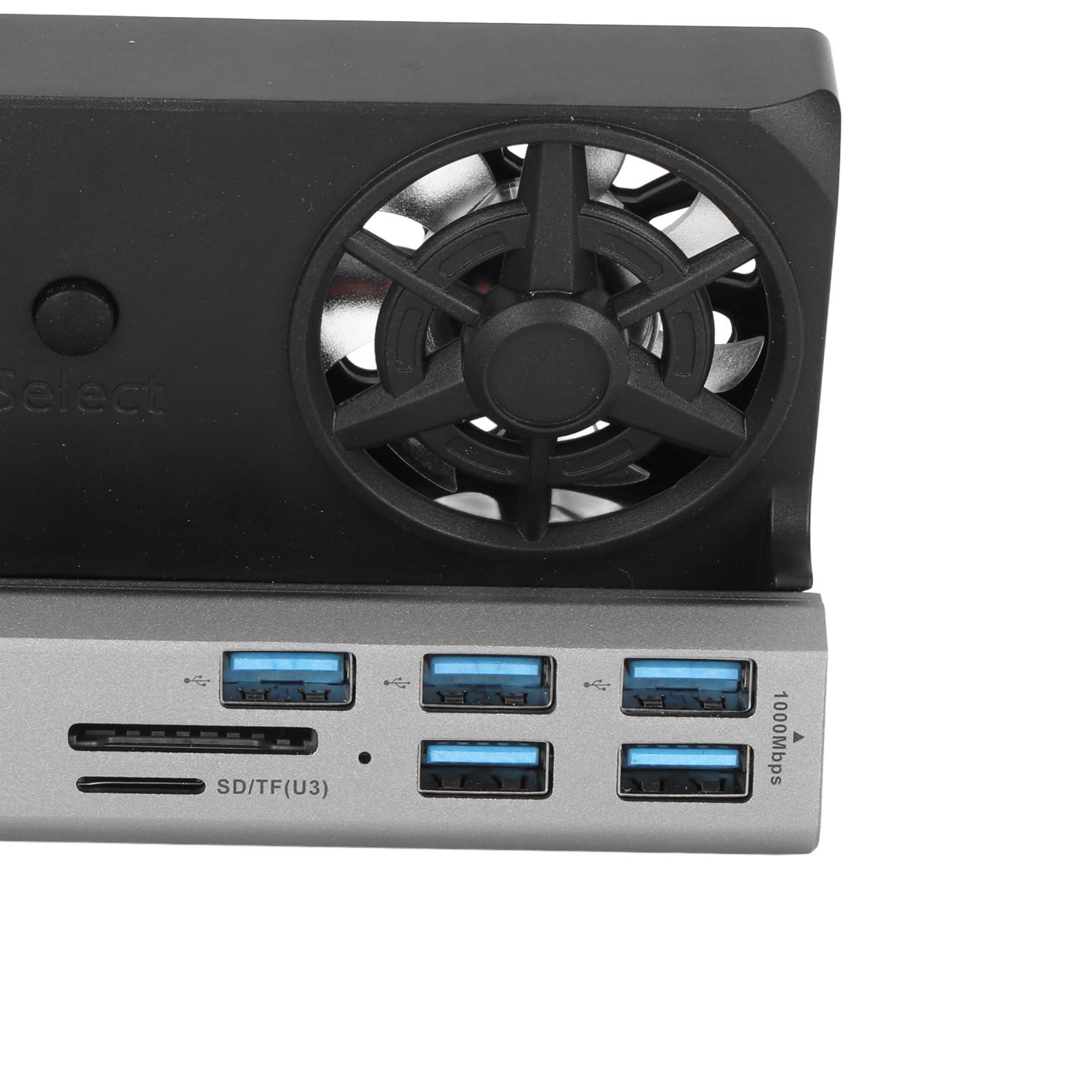 Stacja Dokująca do Konsoli do Gier 10 w 1, Profesjonalna Stacja Dokująca do Konsoli do Gier Typu Plug and Play Gigabit RJ45 4K 60 Hz do Akcesoriów do Konsoli do Gier (V262A)