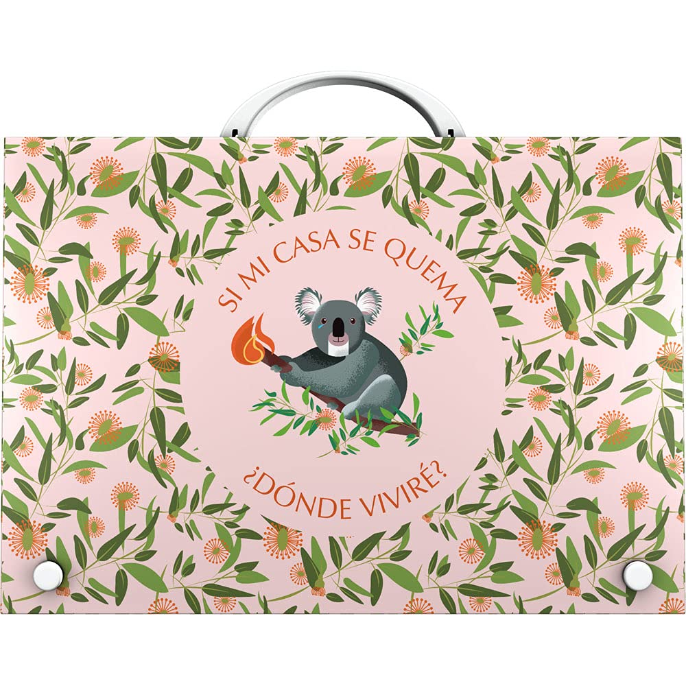 Grafoplás 37402429 School Case with Handle, Polypropylene, Wise Planet Collection, Koala