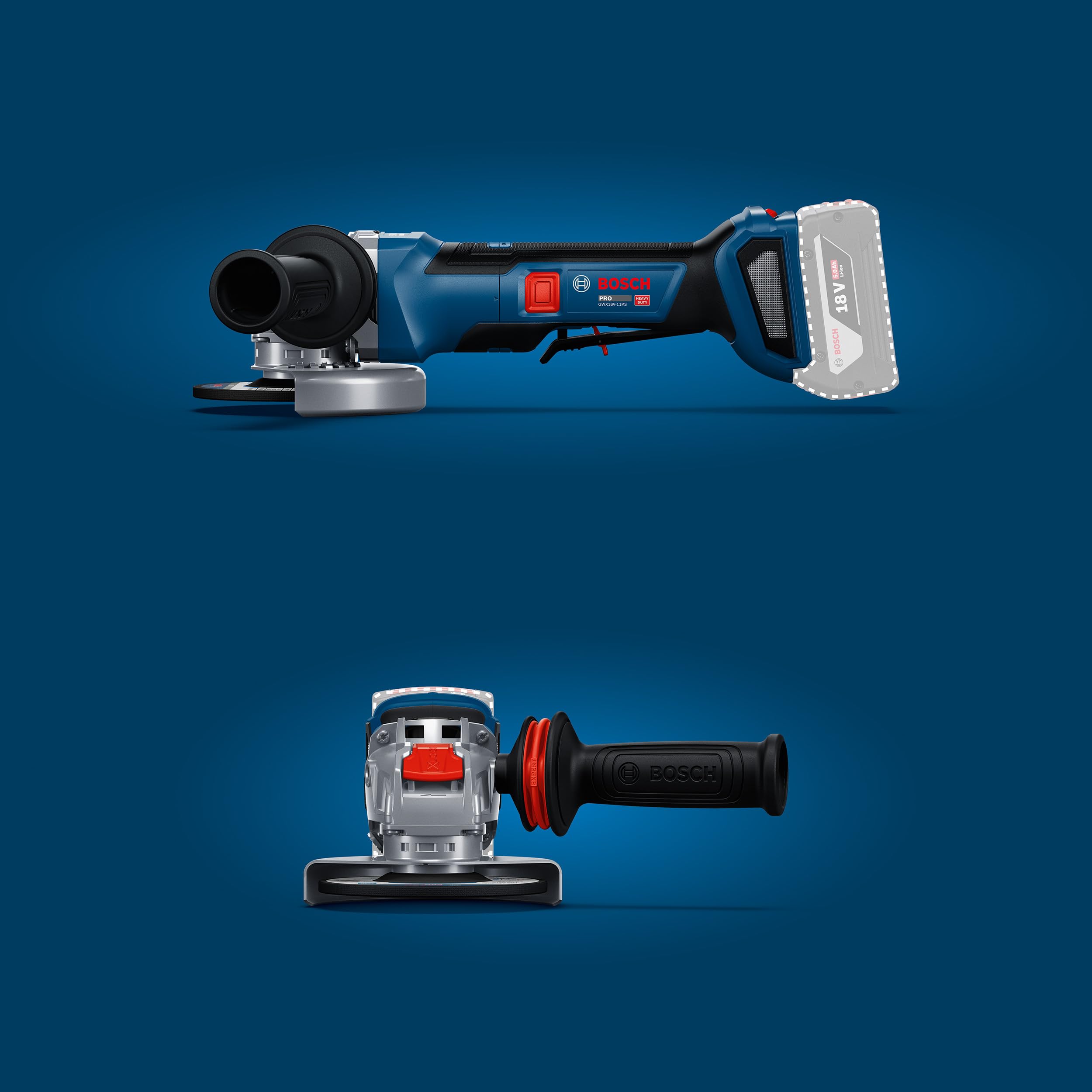 Bosch PRO 18V System Akku-Winkelschleifer GWX18V-11PS (inkl. L-BOXX)