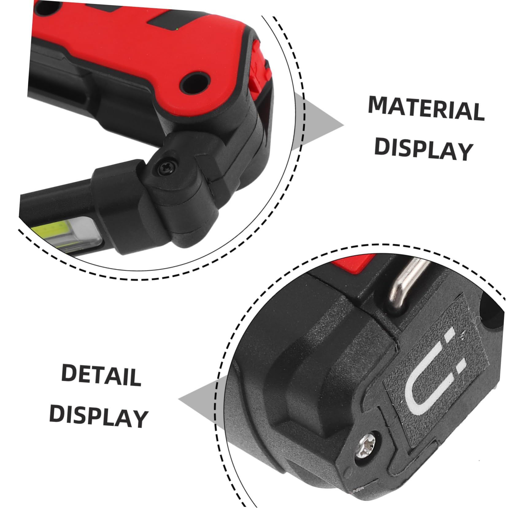 Linterna Led Recargable Usb De Trabajo Luz Inspección Portátil Para Reparación Automóvil Camping Emergencia
