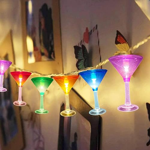 Miniatura 5 de Guirnalda de luces de flamenco rosa con 10 luces de flamenco rosa, luces decorativas temáticas de verano para campamento, tienda de campaña, boda,