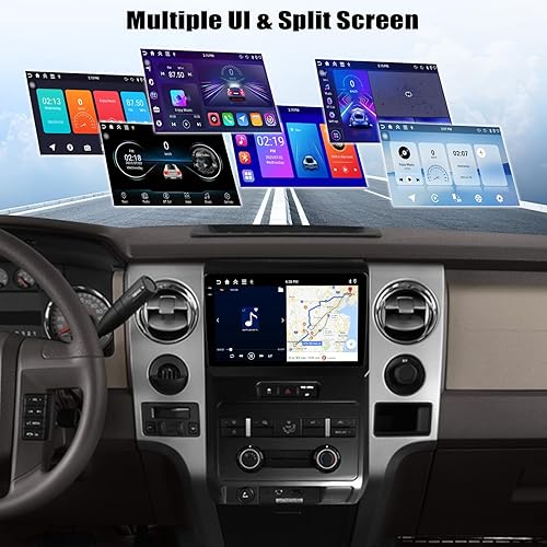 Miniatura 7 de 4G+64G Android 15 Car Stereo para Ford F150 2009-2012 con Carplay inalámbrico Android Auto 9 "Pantalla táctil Incell Radio de coche con navegación