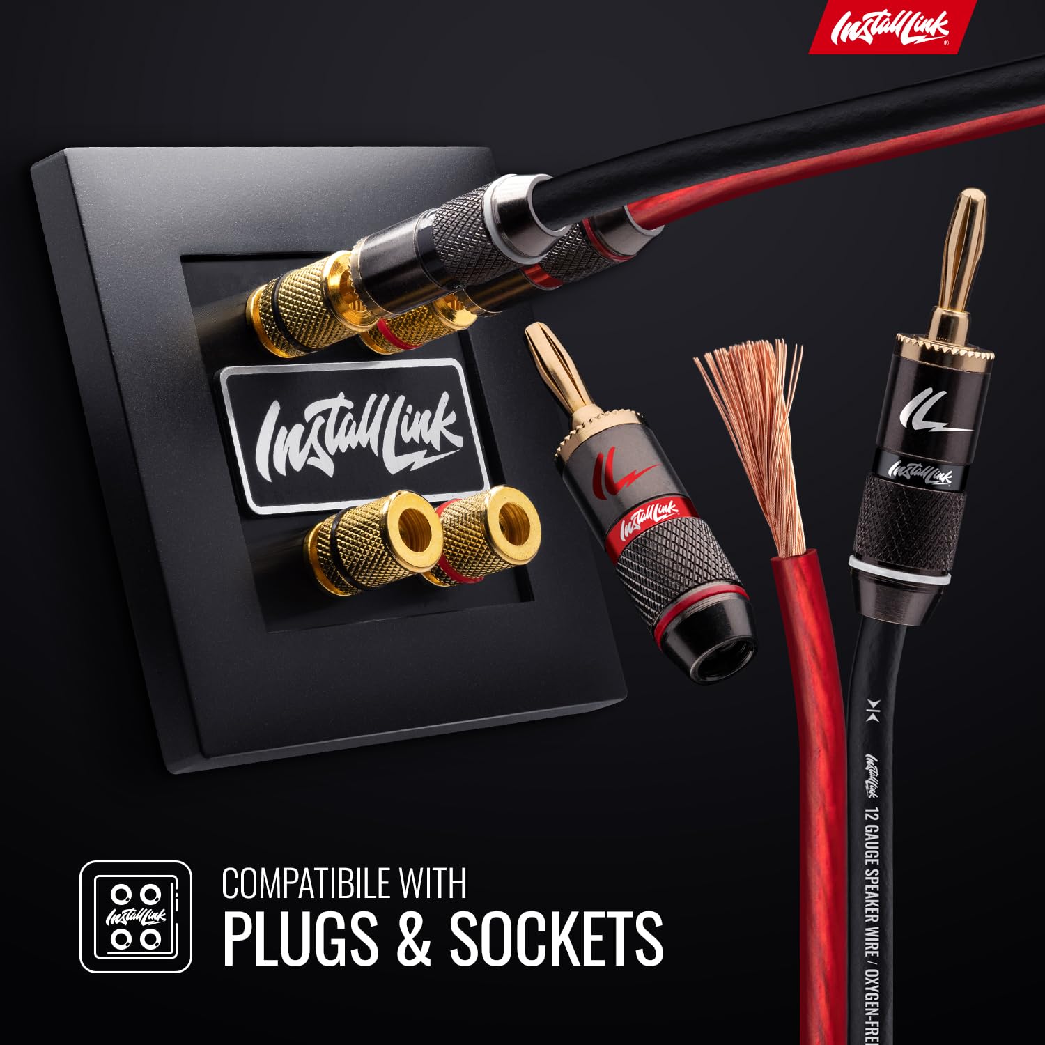 Install Link 12 AWG Gauge Speaker Wire Cable (OFC), 100-Feet, Car or Home Theater - Image 5