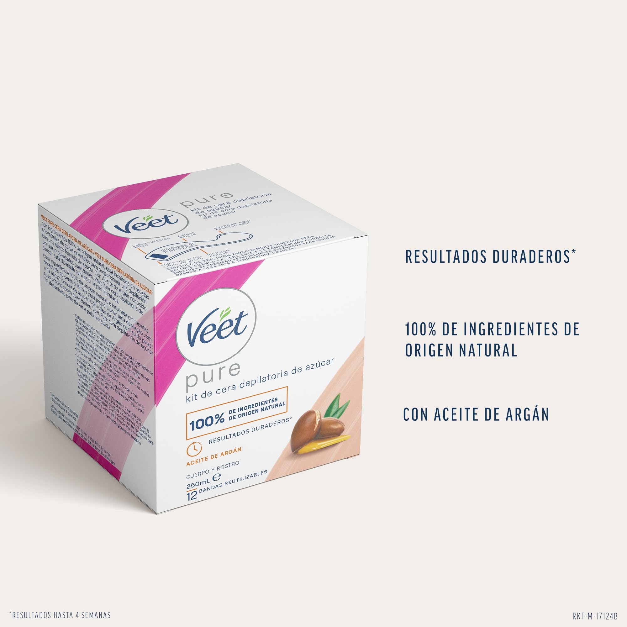 Cera Depilatoria Natural Tibia Veet 250ml