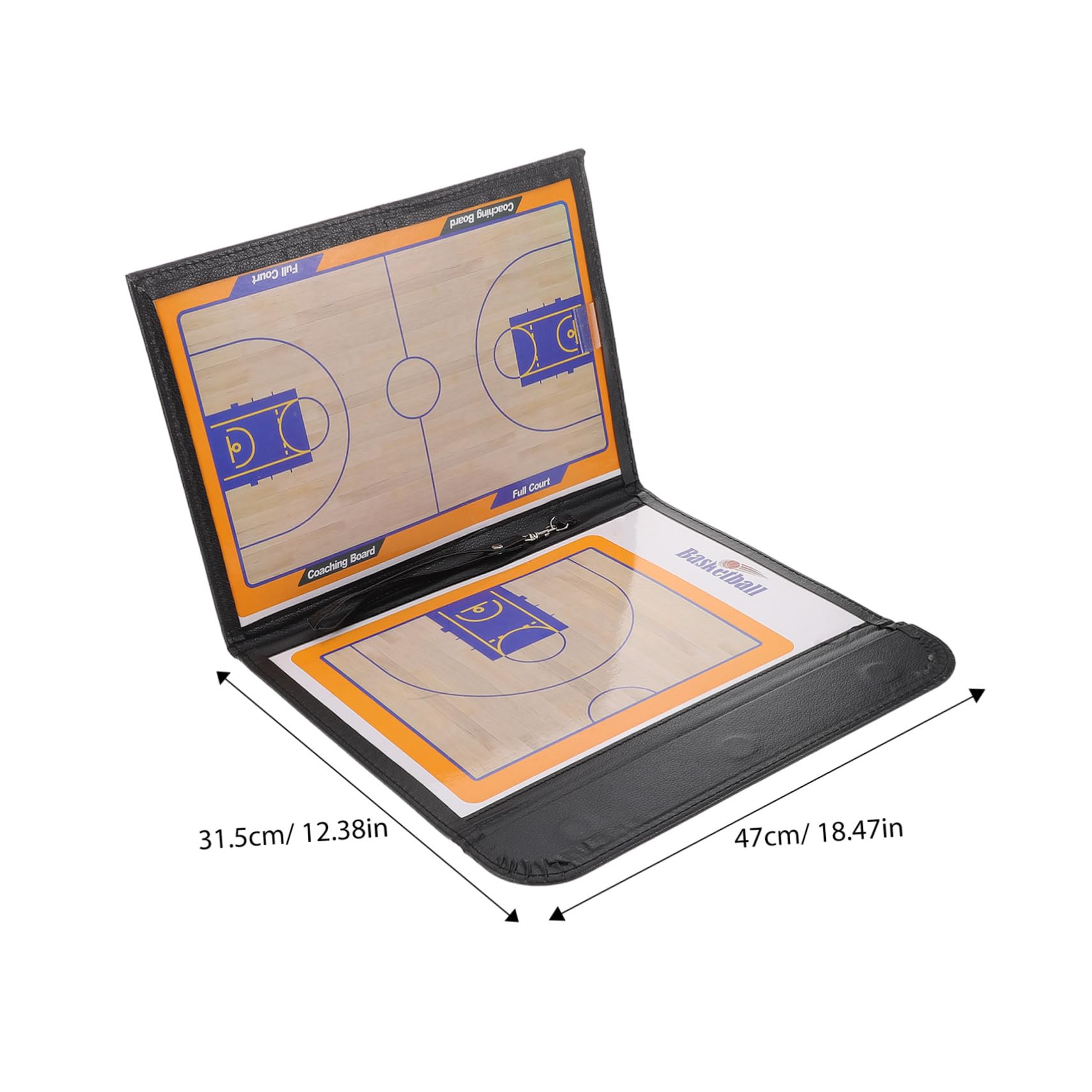Lavagna Tattica Basket Magnetica Pieghevole a Tre Pannelli per Allenatore