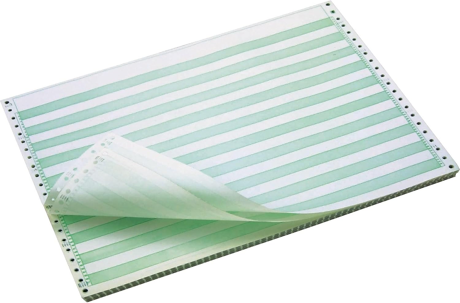 Staples Green Bar Computer Paper, 14 7/8" x 11", 20lb, 2,700/Box, For Office, School & Home
