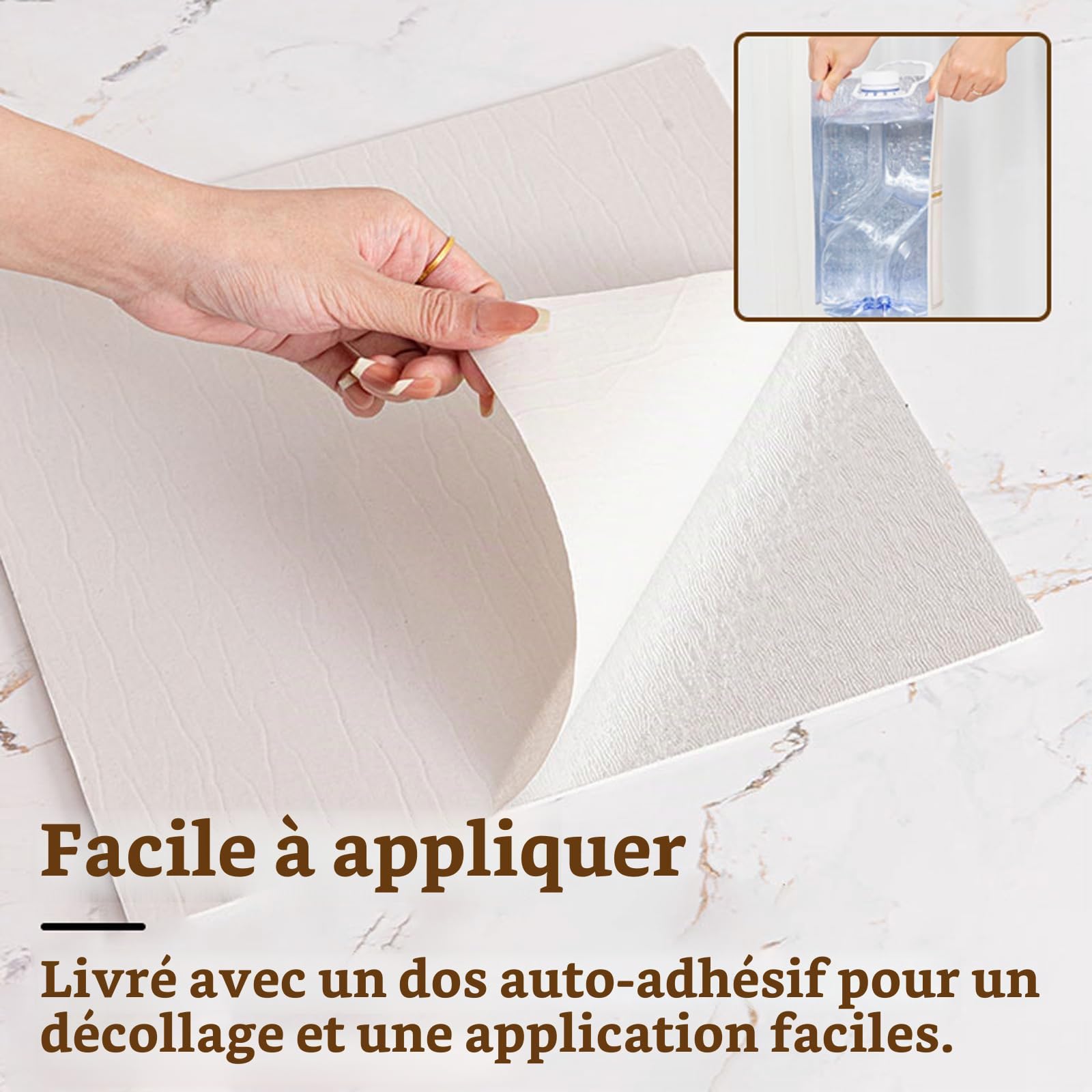 Dalles de Plafond Suspendu,Dalles de Plafond décoratives en PVC,Dalles de Plafond Autocollantes 3D,revêtement Mural imperméable,épaisseur 2 mm pour Maison,Bureau,Cuisine,Restaurant