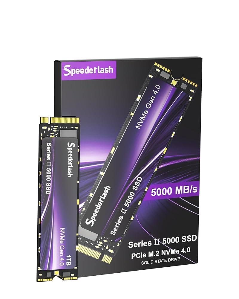 Amazon.com: Speederlash 1TB NVMe M.2 PCIe4.0 SSD, up to