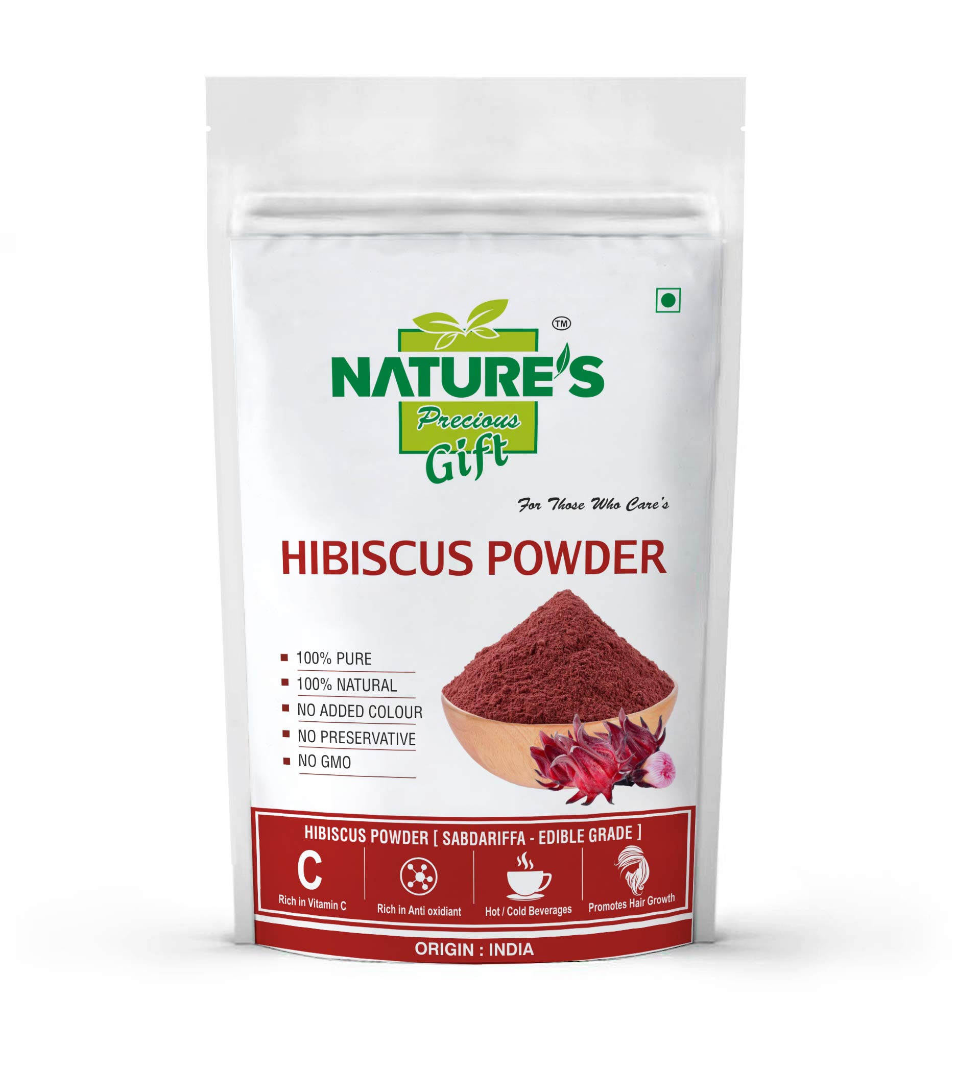 NATURE'S GIFT - FOR THOSE WHO CARE'S Hibiscus Powder - 1 KG [Sabdariffa - Edible Grade]-image-27