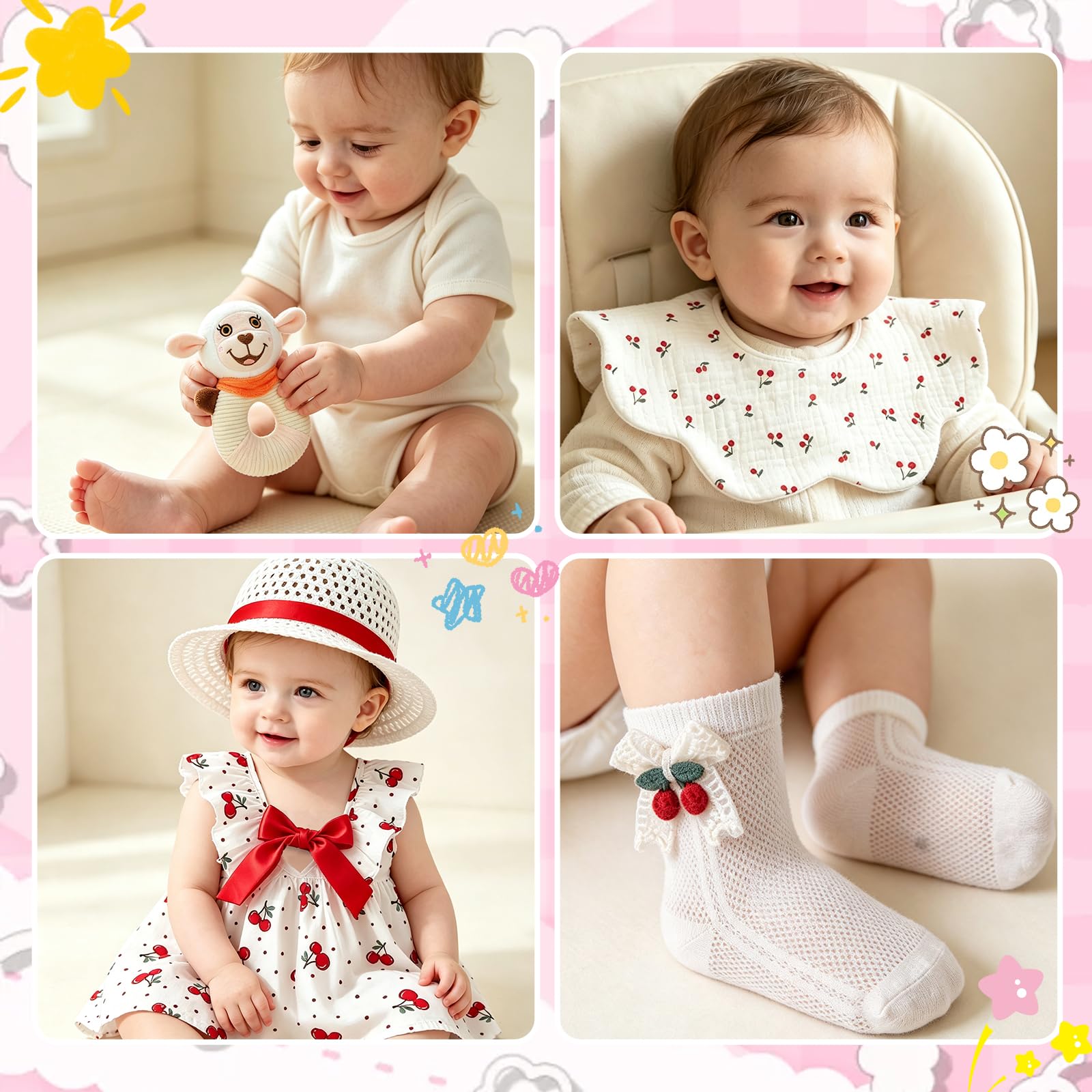 Regalo Bebe Recien Nacido Niña 11 Piezas Regalo Nacimiento Bebe Niña