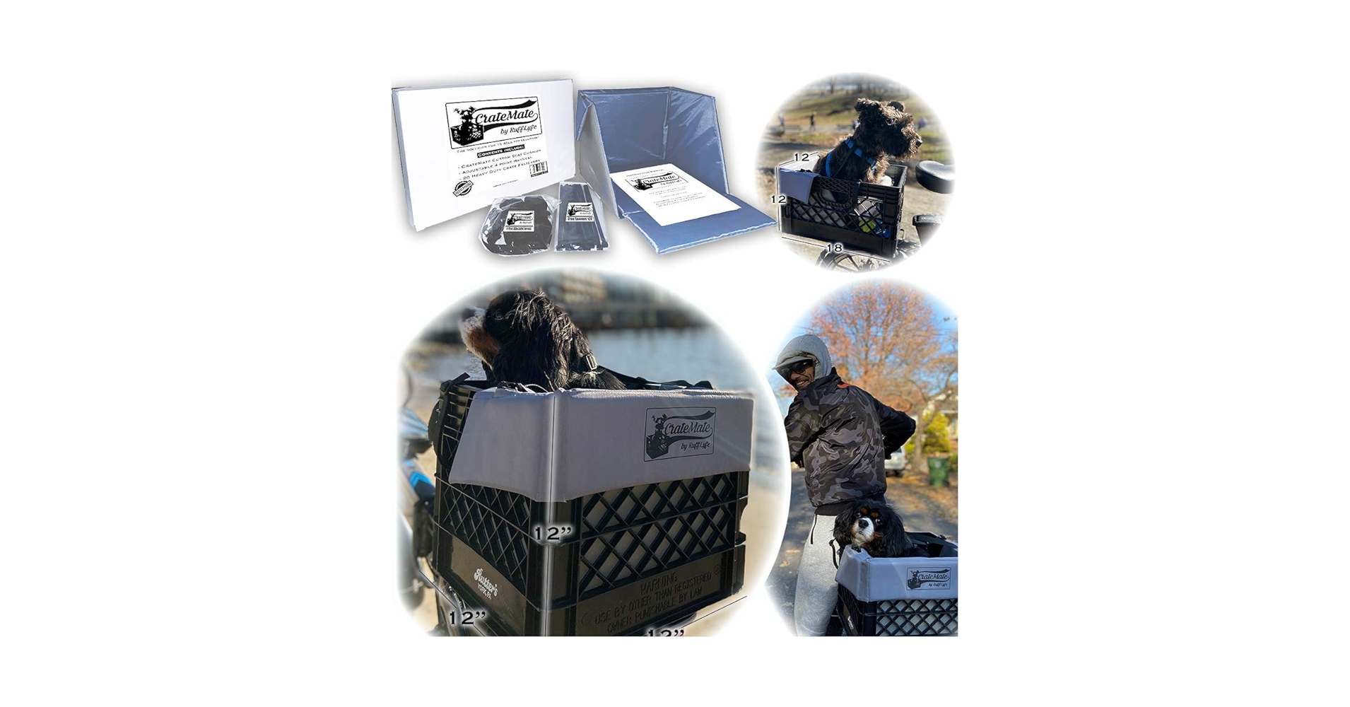 Amazon.co.jp: RuffLyfe DIY クレート 変換 / バイク ドッグ