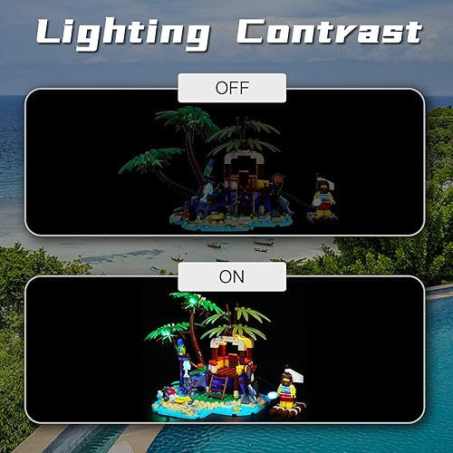 Miniatura 3 de Kit de luces LED para Ray The Castaway 40566 - Juego de luces compatibles con Lego 40566 - Versión clásica (kit de luces sin modelo)