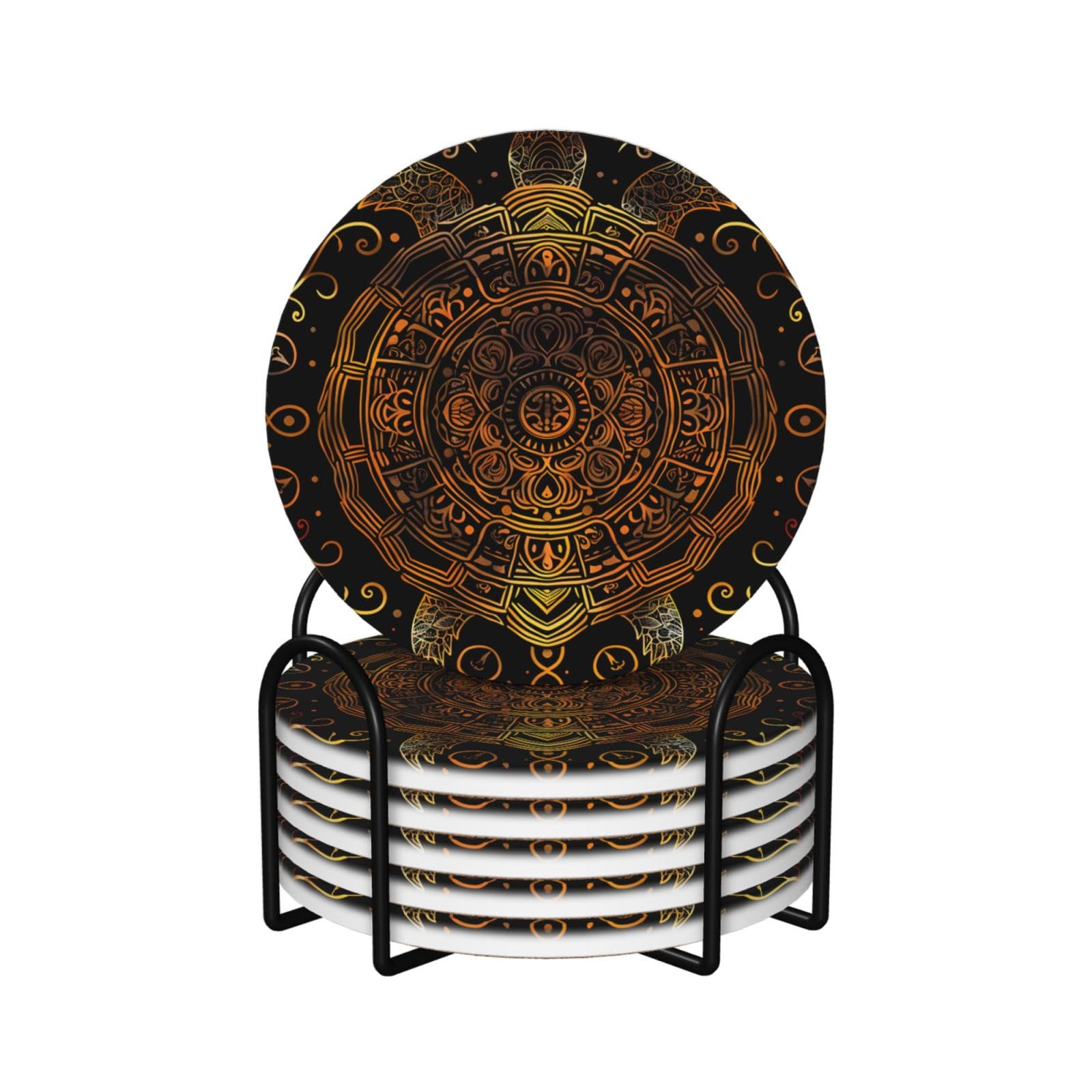 Dessous de verre céramique antidérapants : protection de table lot de 6