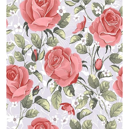 Amazon Com Yifu Life F 花卉即剝即貼壁紙60 X 10 英尺紫紅色紅色 白色 綠色乙烯基自黏性接觸紙適用於家居裝飾 家居裝修 Amazon Com Yifu Life F 花卉即剝即貼壁紙60 X 10 英尺紫紅色紅色 白色 綠色乙烯基自黏性接觸紙適用於家居裝飾 家居裝修