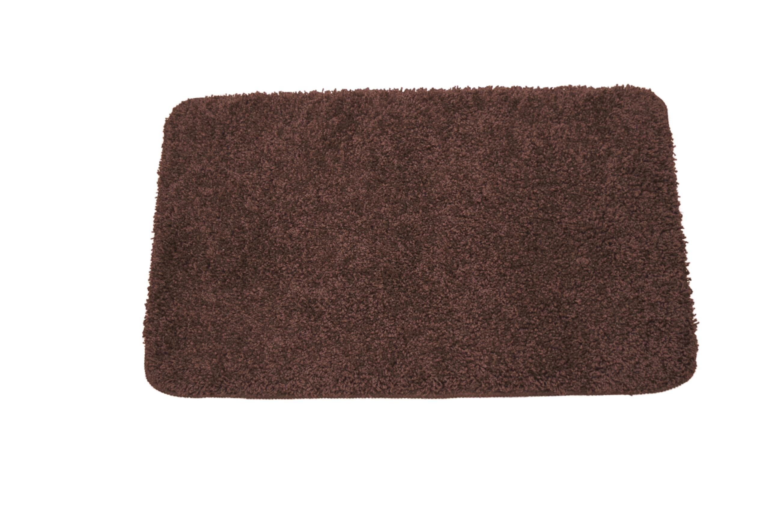 SrS Rugs® Non Slip Bath Mat - Super Soft Machine Washable Rug - Multiple Colours & Sizes (Brown, 100cm x 160cm) — image 1