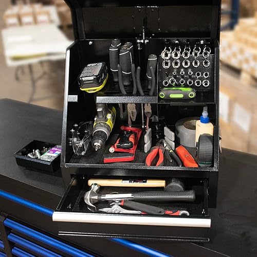 Miniatura 3 de Montezuma Acero 18" x 12" Triángulo Shopbox, Negro