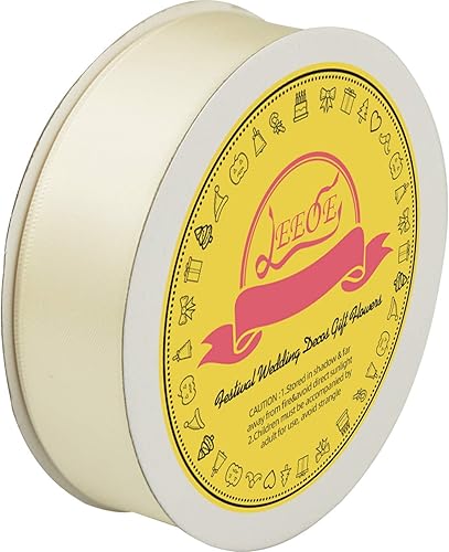 Miniatura 672 de Cinta de satén verde esmeralda de doble cara de 1-1/2 pulgadas x 50 yardas, cinta de poliéster verde esmeralda para envolver regalos, muy adecuada