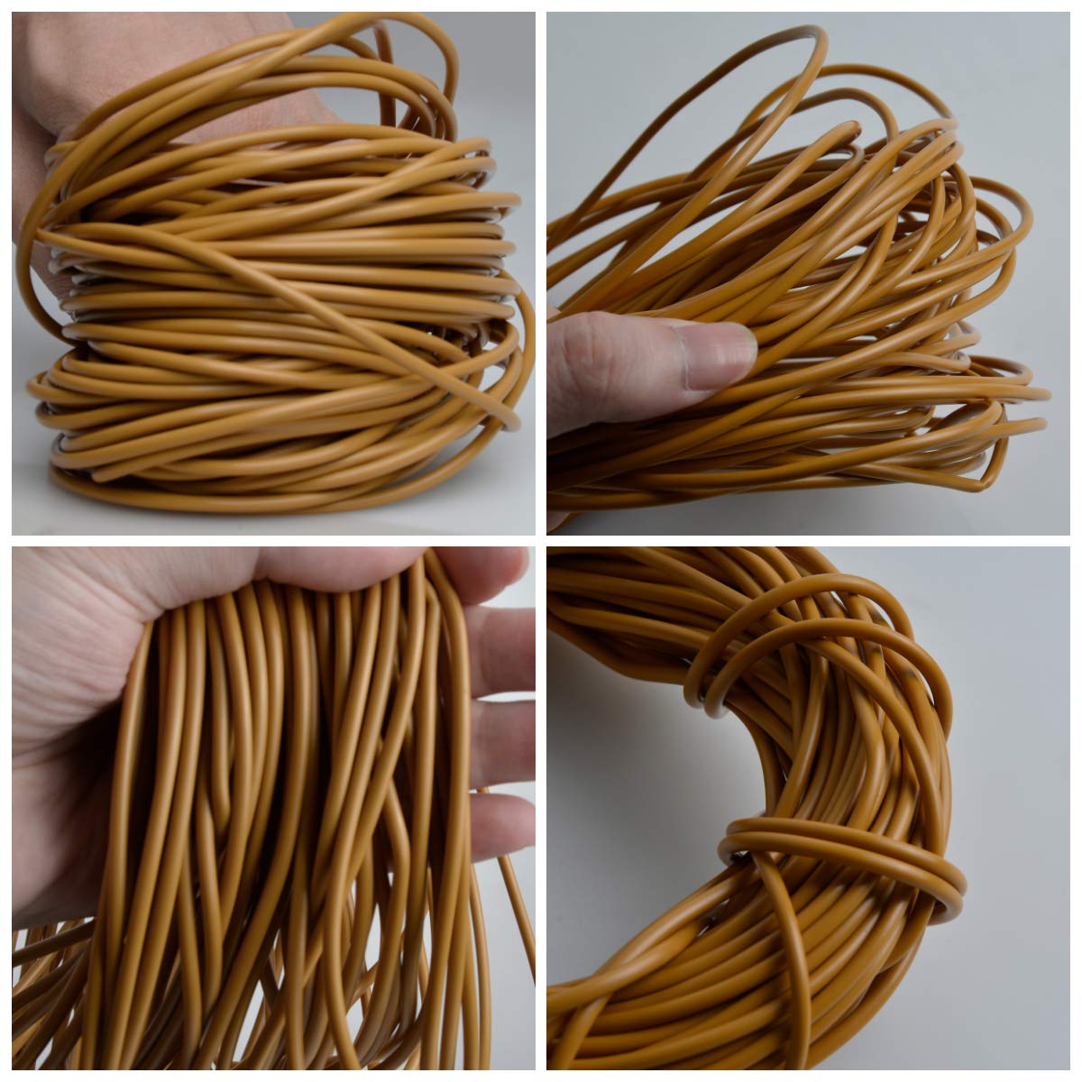 YebiO 500G (70M) Gradientowe Płaskie Tkanie Rattanu, Szerokość 8Mm Syntetyczny Rattan Naprawa Dzianina Materiał Plastikowy Rattan Dla Majsterkowiczów Handmadeniture Krzesło Kosz Stołowy/K Yellow/3Mm *