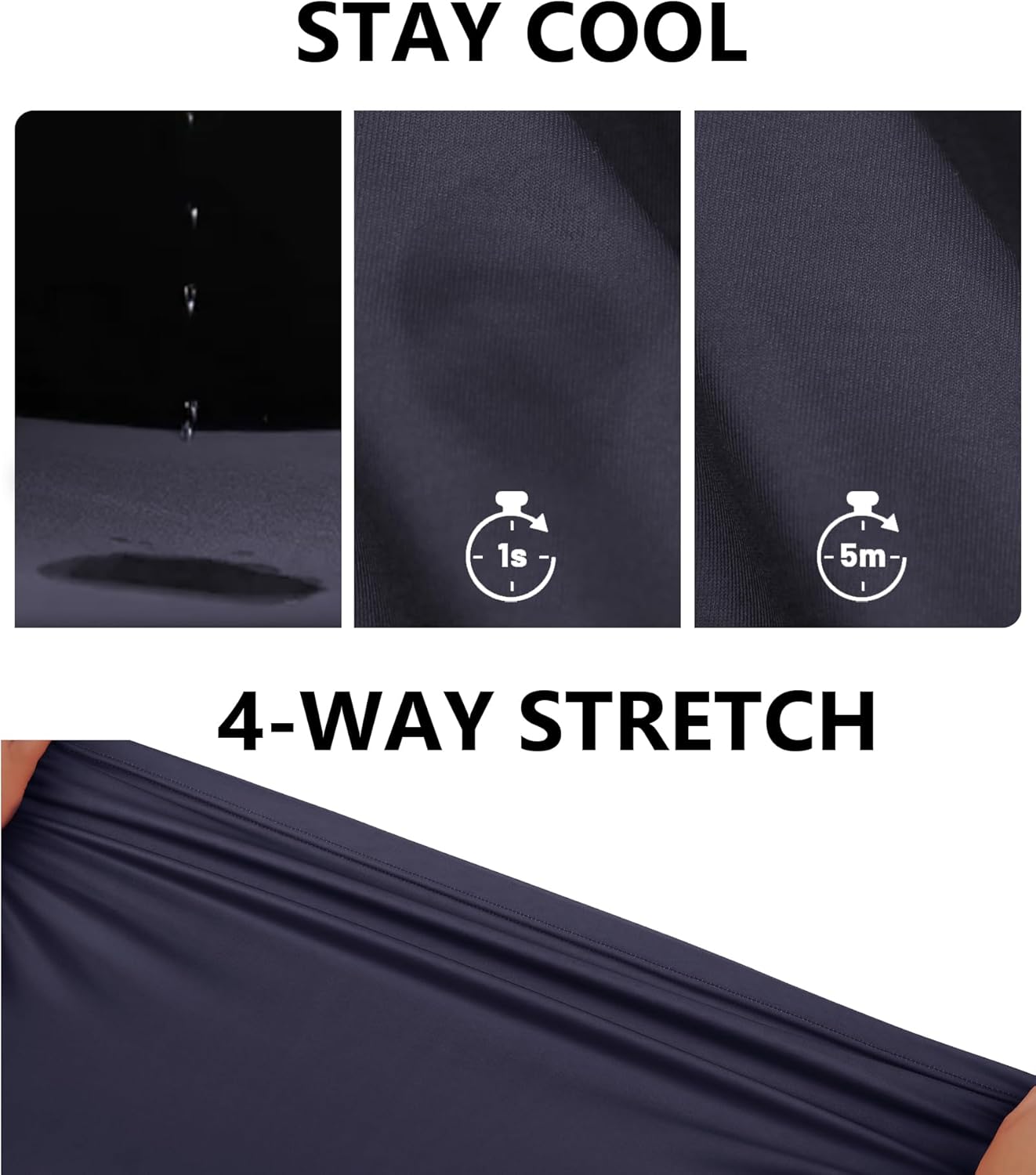 ZITY Men's Flag Golf Polo Shirts Short Sleeve Tactical Collared Shirt Men Outdoor Moisture Wicking Shirts - Image 5