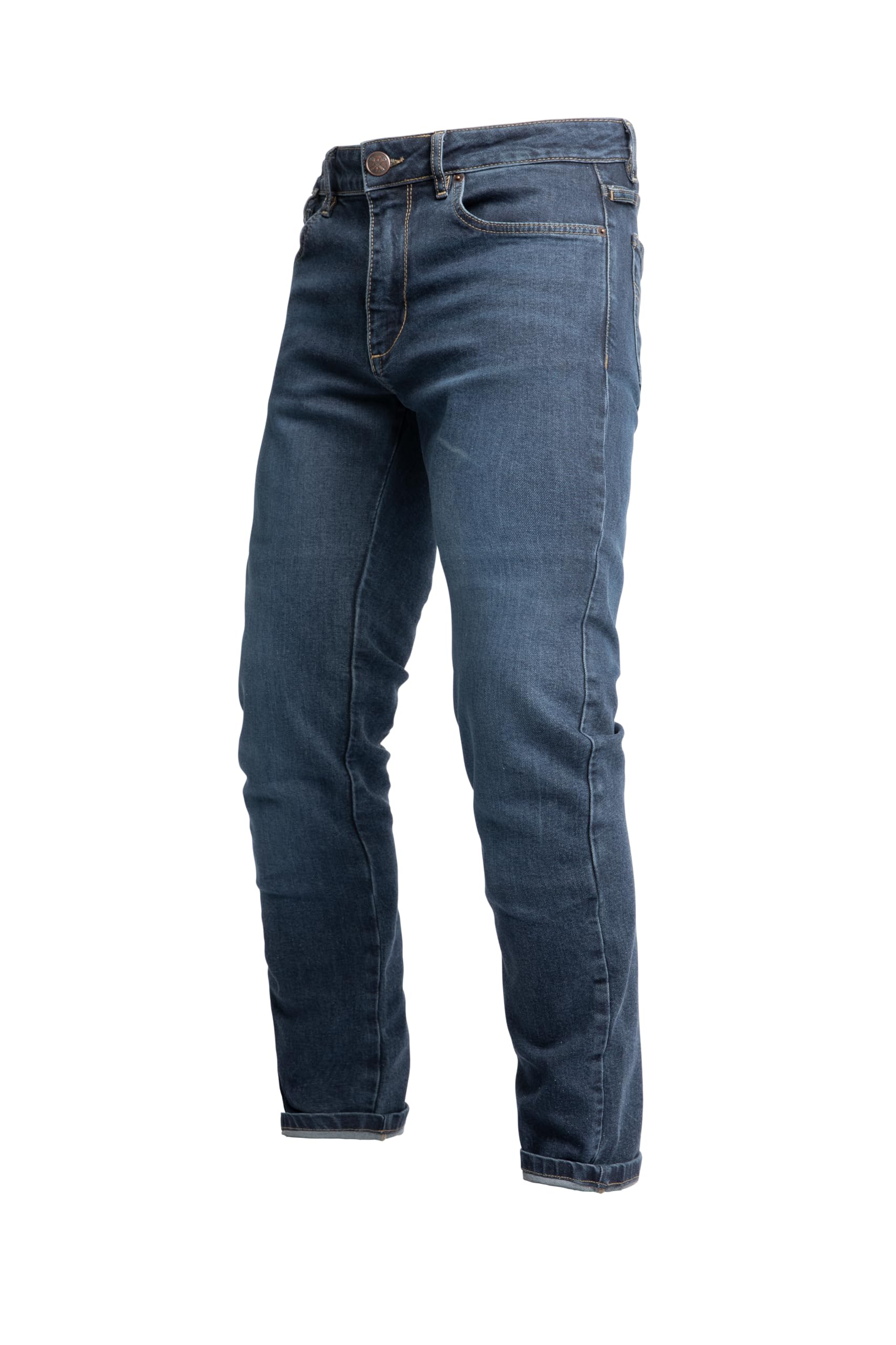 John Doe Taylor Mono Pantalon Moto Taylor Mono,Homme,32/32,Indigo - Sportif. - Homme