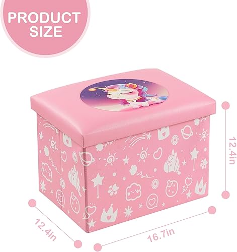 Miniatura 2 de BRIAN & DANY Contenedores de almacenamiento de juguetes, caja de juguetes con tapas para niños, baúl de juguetes organizador de almacenamiento para