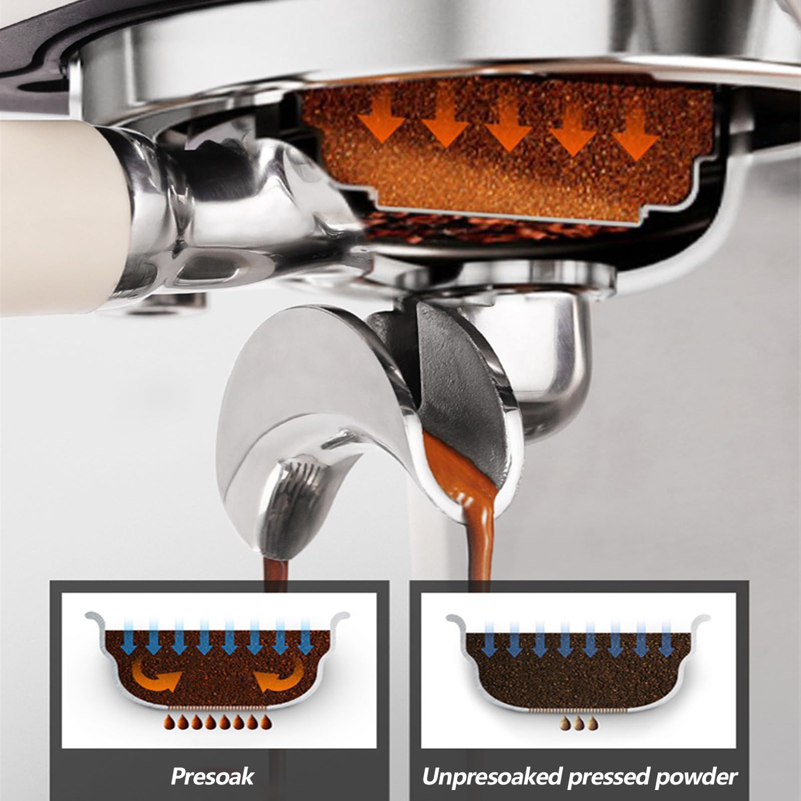 Amazon.co.jp: エスプレッソマシン半自動家庭用コーヒーマシン