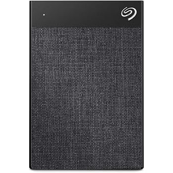 Seagate 1 TB Backup Plus Ultra Touch USB-C + USB 3.0 Portable External Hard Drive (Black)
