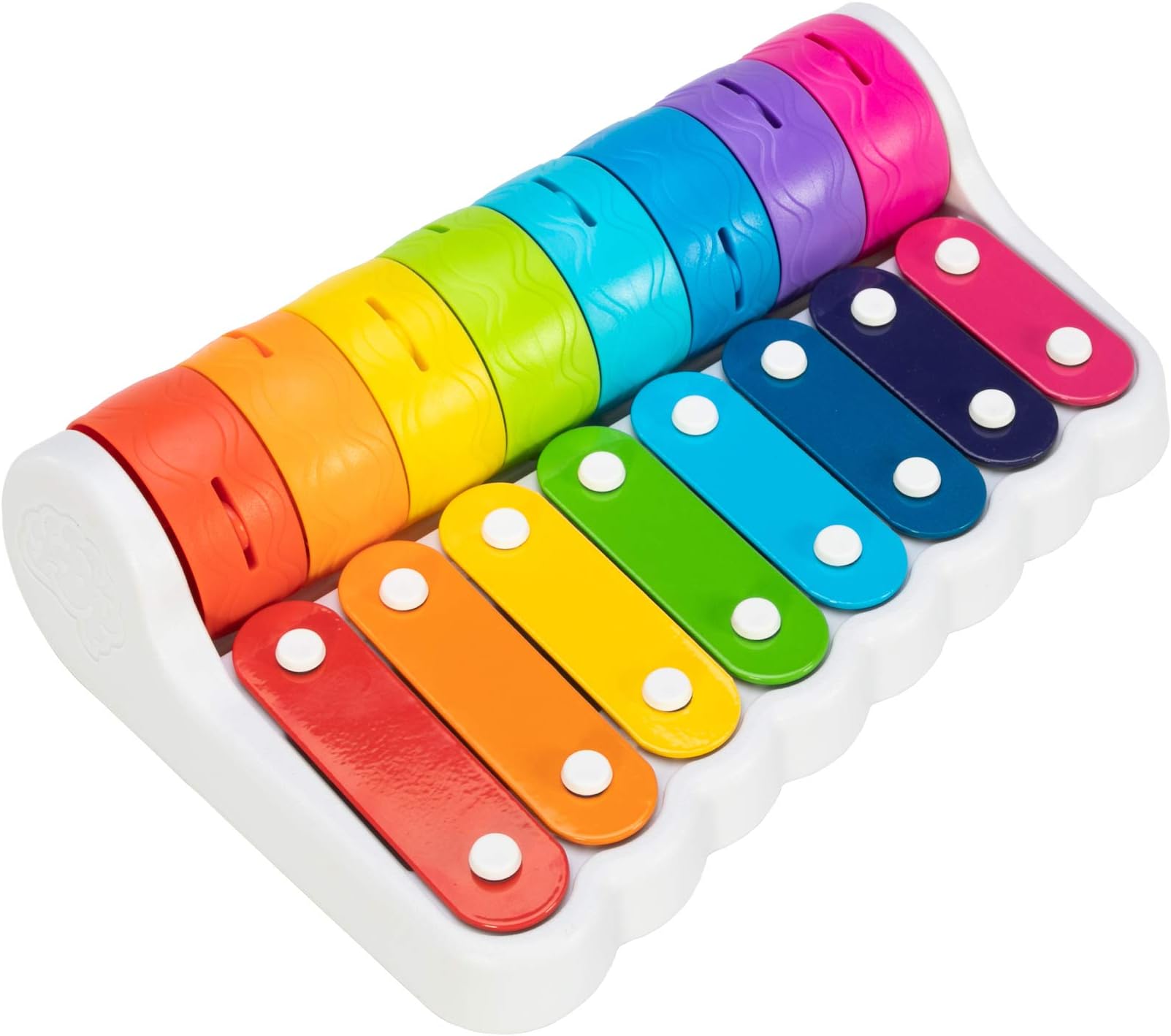 Fat Brain Toys Rock 'n Roller Piano - Sensory Toys for Infants, Infant Development & Early Learning, Musical Baby Toy for Toddlers Ages 1+
