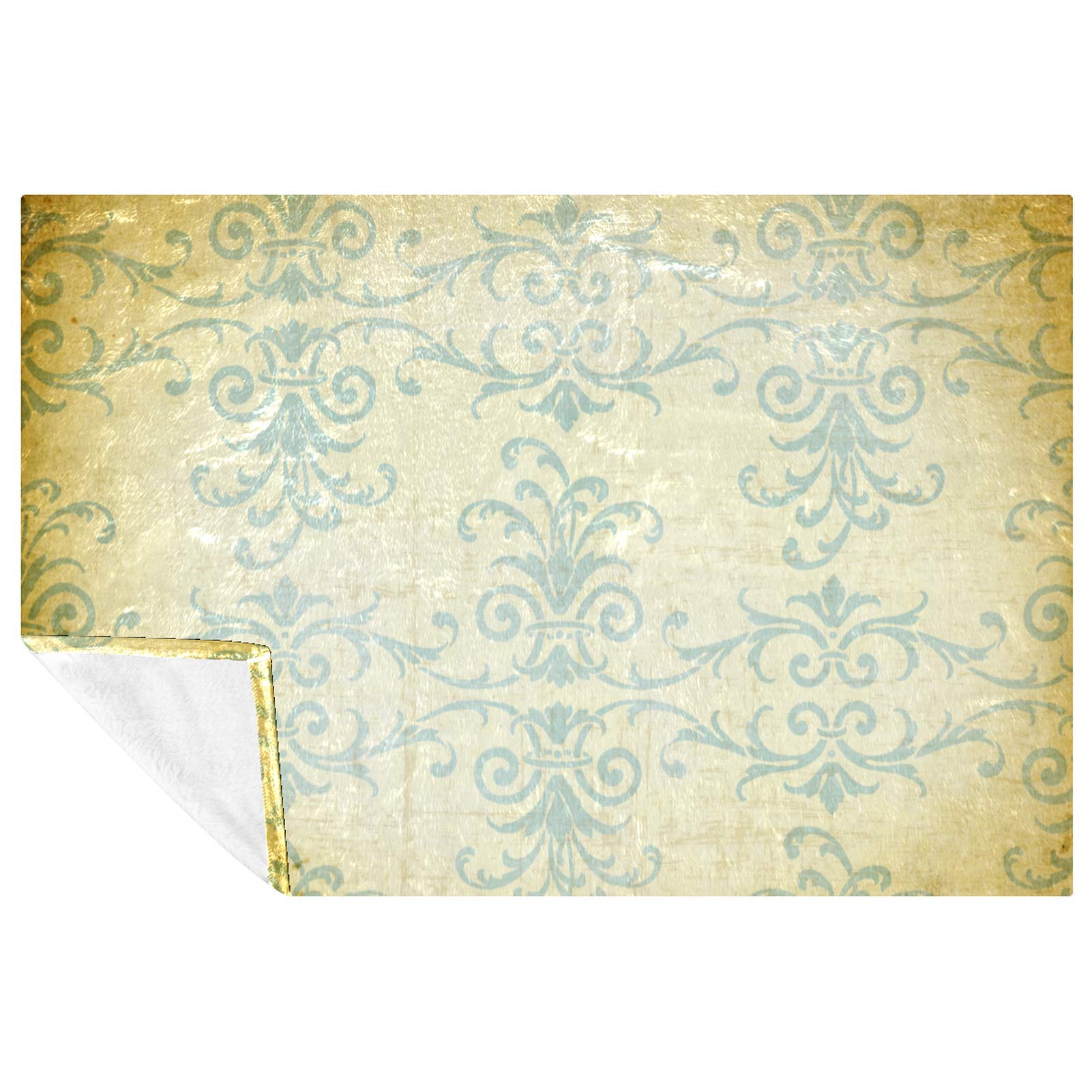 Couverture chaude floral vintage pour des moments cocooning au lit