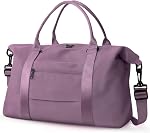 EASYFUN Sac à bandoulière de voyage, Sacs à banboulière imperméables pour femmes, hommes, sac d'hôpital, sac de nuit avec manches de trolley