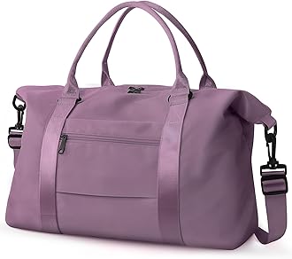 Travel Duffle Bag, Waterproof Weekender Bag Carry On Tote Bags for Women, Travel Essentials Sport Gym Bag for Men, Hospital Bag for Labor and Delivery, Overnight Bag Luggage Bag with Trolley Sleeve