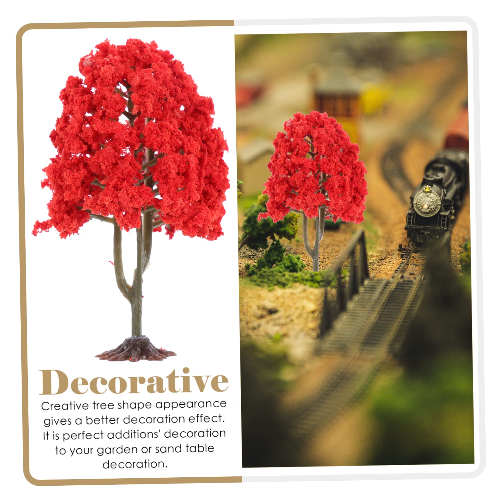 Alipis 40piezas Mini Árboles De Paisaje Artificiales para Dioramas y De Arena Decoración De y Proyectos De Manualidades
