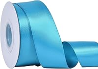 Vista 62 de YAMA Cinta de satén de doble cara, 7/8 pulgadas, 25 yardas para envolver regalos, color rosa