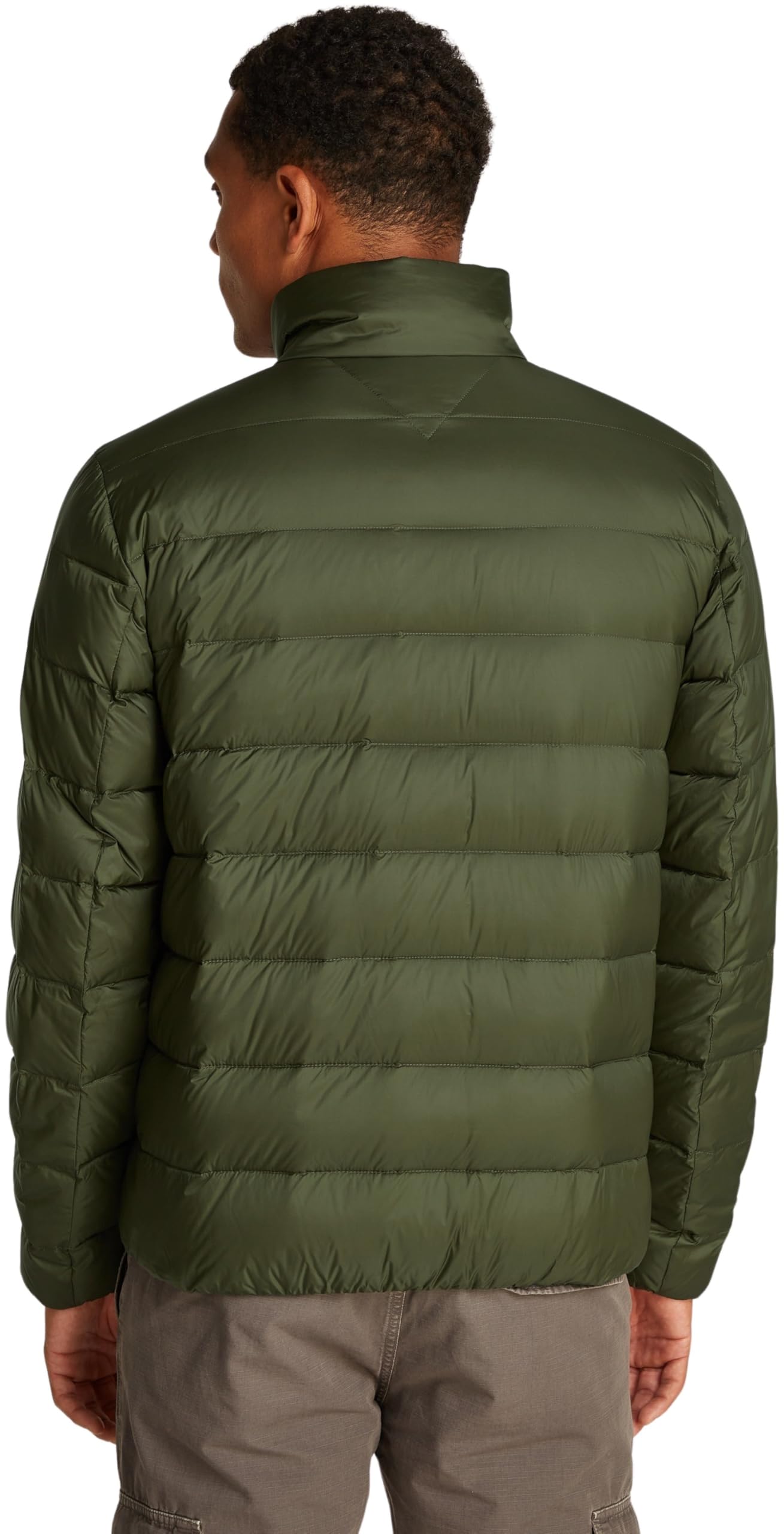 Tommy Jeans Herren Steppjacke Down Wasserabweisend, Grün (Fatigue Green), XS – Ansicht 2